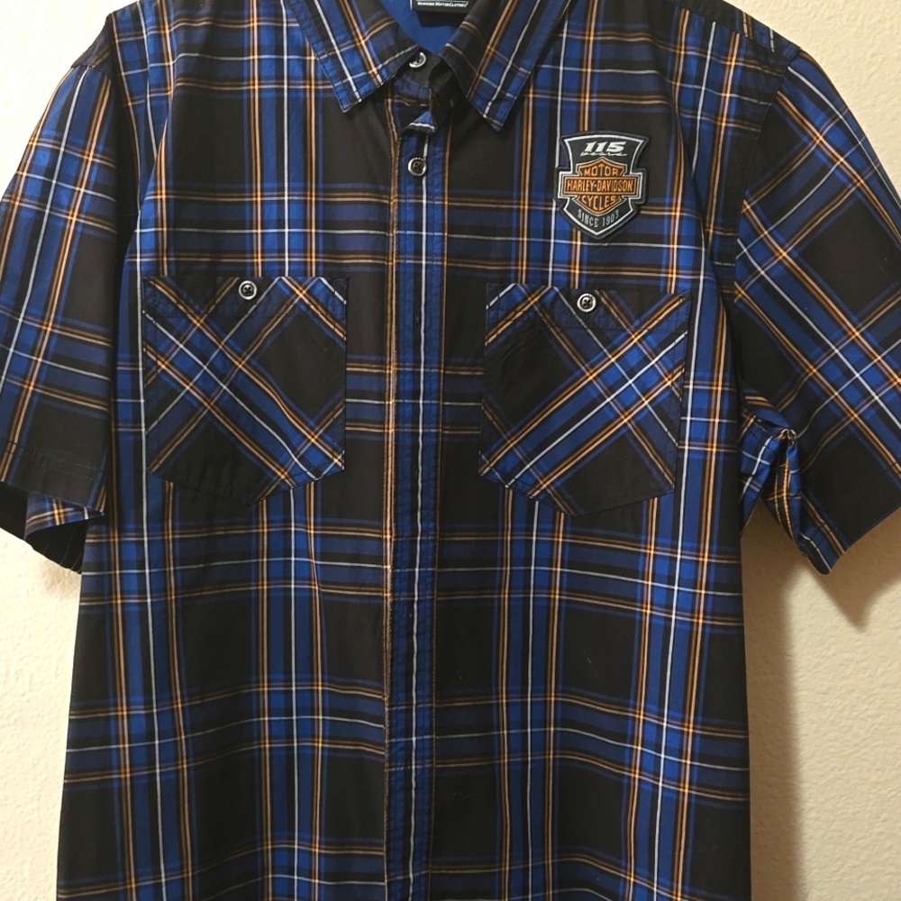 Original Harley Davidson short sleeve casual button up